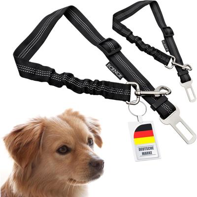 2x Hunde-Gurt Auto Anschnallgurt Hund Sicherheitsgurt Hundegeschirr elastisch Image