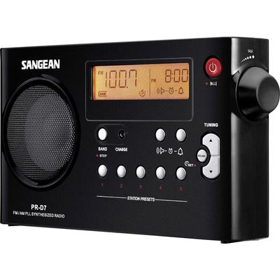 Sangean - PR-D7 Kofferradio ukw, mw Schwarz Image