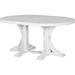 Poly Lumber Round Dining Table Set with Island Chairs