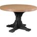 Poly Lumber Round Dining Table Set with Island Chairs