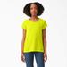 Dickies Women's Cooling Short Sleeve Pocket T-Shirt - Bright Yellow Size S (SSF400)