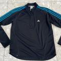 Adidas Jackets & Coats | Adidas Pullover | Color: Black/Blue | Size: L