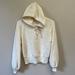 Madewell Tops | Madewell Women’s Hooded Pullover Sweatshirt | Color: Cream | Size: M
