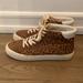 Madewell Shoes | Madewell Sidewalk High-Top Sneakers In Spot Dot Calf Hair, Size 7 | Color: Brown | Size: 7