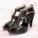 Michael Kors Shoes | Michael Kors Designer Berkley Black Patent Leather Strappy Sandal Heels | Color: Black | Size: 10