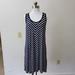 Jessica Simpson Dresses | Jessica Simpson Women's Striped Flare Dress Size Small Medium | Color: Blue/White | Size: Mm