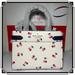 Kate Spade Bags | Kate Spade Staci Dancing Cherrie Medium Satchel Crossbody Bag, Cream | Color: Blue/White | Size: Medium