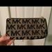 Michael Kors Bags | Michael Kors Signature Jaquard Makeup Bag | Color: Black/Tan | Size: Os