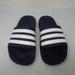 Adidas Shoes | Adidas Men Adilette Shower Slides Collegiate Navy/Cloud White 7.0 Aq1703 Adi006 | Color: Black/White | Size: 7