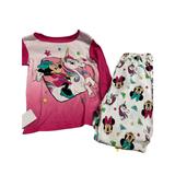 Disney Pajamas | 2 Pc Disney Minnie Mouse Long Sleeve Pajamas Fleece Pants Nwt | Color: Pink | Size: Various