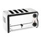 Rowlett 1.8kW Esprit 4-Slot Toaster with 2x Additional Elements & Sandwich Cage | Chrome | CH181