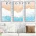 Picture Perfect International "Sky Seaview II" 3 Piece Print On Floating Canvas Canvas | 41.5 H x 64.5 W x 2 D in | Wayfair 706-3913_1838_3FL