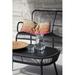 Vincent Sheppard Loop Coffee Table Rattan/Wicker/Metal in Black | 16.9 H x 35.4 W x 20.1 D in | Wayfair GT064S008