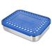Prep & Savour Luby Large Cinco Stainless Steel Bento Box Stainless Steel in Blue | 1.75 H x 8 W x 6 D in | Wayfair 0C70C2A0E40545879AE241FB8CE03E8B