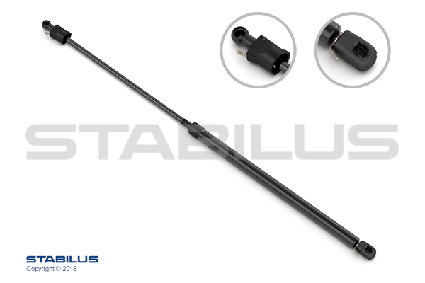 STABILUS Gasfeder, Koffer-/Laderaum // ELEKTRO-LIFT 320N für PORSCHE 944.512.348.00 477827348E 477827348F 942863 Image