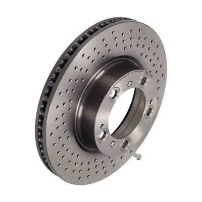 BREMBO Bremsscheibe COATED DISC LINE vorne rechts links Gelocht/innenbel. 318mm für PORSCHE 99635140500 99635140501 9963