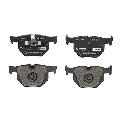 BREMBO Bremsbelagsatz, Scheibenbremse XTRA LINE hinten rechts links ohne Zubehör für BMW 34121288895 34216791938 3421676