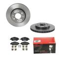 Brembo Bremsscheiben COATED Ø240mm + Bremsbeläge vorne für Fiat PANDA 169X