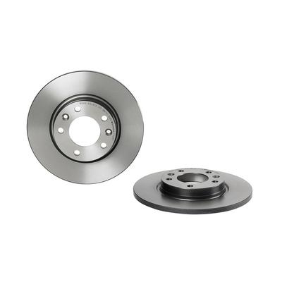 BREMBO Bremsscheibe COATED DISC LINE hinten rechts links voll 268mm für PEUGEOT (DF-PSA) CITROËN TOYOTA OPEL 1613293080 