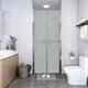 vidaXL Shower Door Frosted ESG 86x190 cm