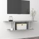 vidaXL Wall Mounted TV Cabinet Concrete Grey 103x30x26.5 cm