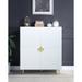 Accent Cabinet in White High Gloss Finish,Contemporary Romance Design