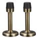 2pcs Door Stopper Stop Bumper Wall Protector Sound Dampening Wall Mount Bronze - Bronze Tone - 2 Pack