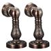 Retro Door Magnetic Catch Holder Stopper Doorstop Zinc Alloy Copper Tone 2PCS - Copper Tone - 2 Pack