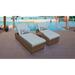 Laguna Chaise Set 2 Outdoor Furniture w/ Side Table