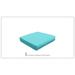 6 inch High Back Cushion for Ottoman