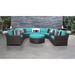 kathy ireland River Brook 8 Piece Outdoor Wicker Patio Furniture Set 08h