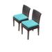 2 Barbados Armless Dining Chairs
