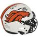 Peyton Manning Denver Broncos Autographed Riddell Lunar Eclipse Alternate Speed Flex Authentic Helmet with Multiple Inscriptions