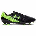 Under Armour Shoes | Boy's Under Armour Sf Flash Hg Jr Soccer Cleat Black & Neon Green Size 5.5y | Color: Black/Green | Size: 5.5bb