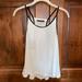 Brandy Melville Tops | Brandy Melville Women's Racerback Tank Top In Black & White Size Small | Color: Black/White | Size: S