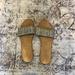 J. Crew Shoes | J Crew Snakeskin Leather Slides | Color: Brown | Size: 8