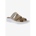 Wide Width Women's Sawyer Sandal by Drew in Natural Combo (Size 12 W)