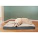 FurHaven Pet Bed Pillow/Classic w/ Special Feature Metal in Gray/White | 4 H x 40 W in | Wayfair 32503087