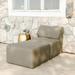 Big Joe Patio Outdoor Lounge Chair & Ottoman Set Plastic in Gray | 31 H x 31 W x 61 D in | Wayfair 16701010