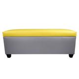 Winston Porter Kenley 36 Pair Shoe Storage Bench Solid Wood/Fabric in Gray/White | 20 H x 53 W x 20.5 D in | Wayfair