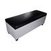 Winston Porter Kenley 36 Pair Shoe Storage Bench Solid Wood/Fabric in Red/White | 20 H x 53 W x 20.5 D in | Wayfair