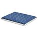 Midwest Homes for Pets Quiet Time Couture Paxton Pet Bed Polyester/Memory Foam/Cotton/Fleece in Blue | 2 H x 24 W x 18 D in | Wayfair 40724-BLD