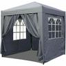 Pavillon pop-up 2x2m gris