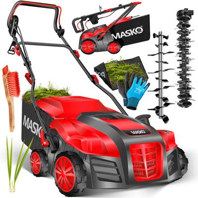 Masko - Elektro 2in1 Vertikutierer Rasenlüfter 1800 Watt 40cm Arbeitsbreite 55L Fangkorb inkl. Image