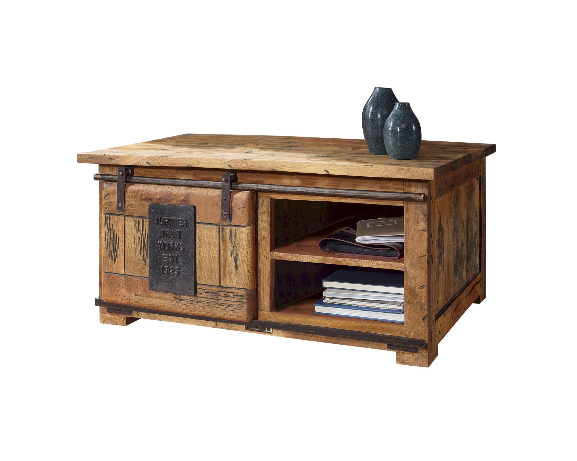 3S Frankenmöbel »Cosma« Massivholz Couchtisch III WZ-0480 / 70x45x110 cm