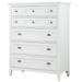 Heron Cove Relaxed Traditional Soft White 5 Drawer Chest