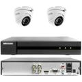 Kit videosorveglianza Hikvision cloud dvr 4 canali 2 telecamere 4MP 4MPX