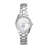 Women's Fossil Silver Franklin & Marshall Diplomats Scarlette Mini Three-Hand Date Watch