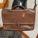 Coach Bags | Coach Vintage Leather Briefcase Bag | Color: Brown/Tan | Size: Os