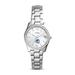 Women's Fossil Silver Central Connecticut State Blue Devils Scarlette Mini Three-Hand Date Watch